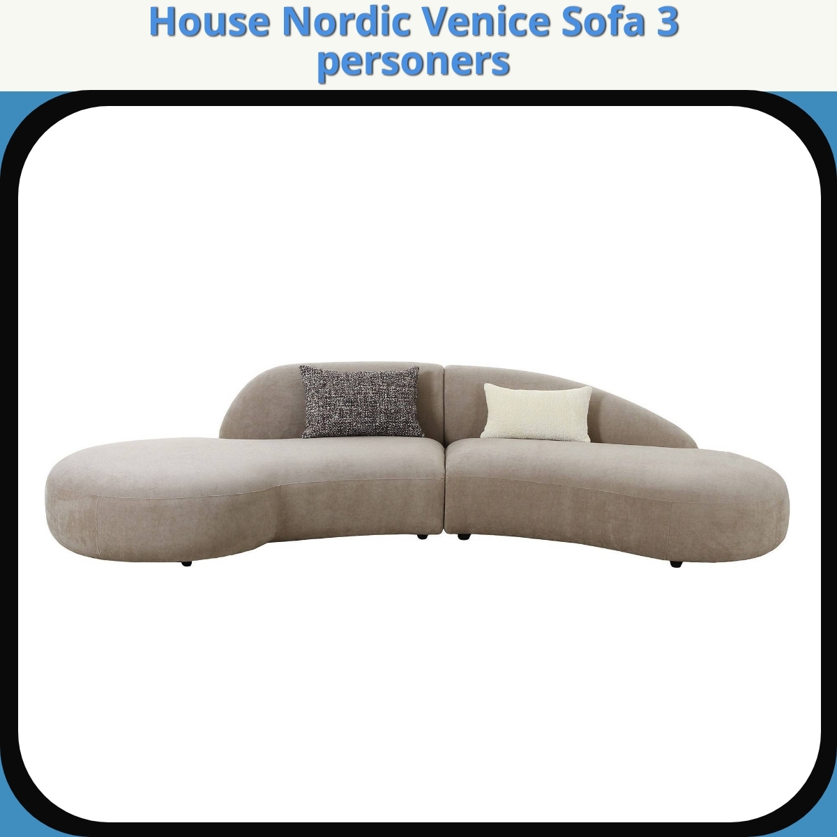 Anmeldelse af House Nordic Venice Sofa 3 personers