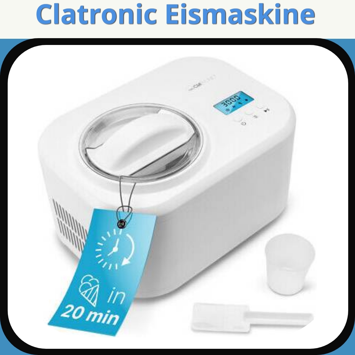 Anmeldelse af Clatronic Eismaskine