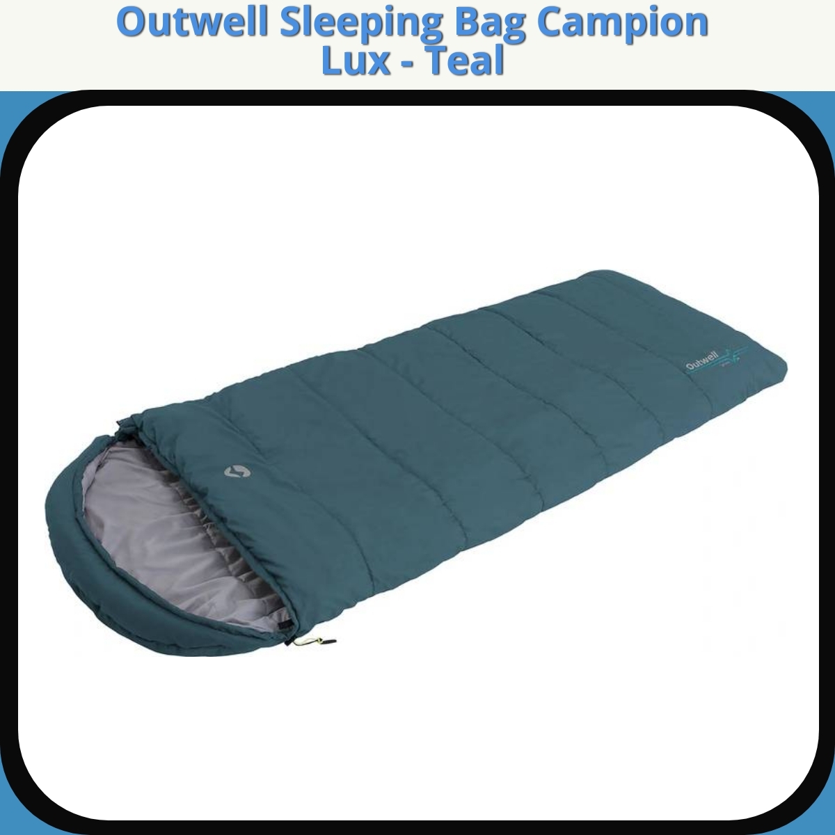 Anmeldelse af Outwell Sleeping Bag Campion Lux - Teal