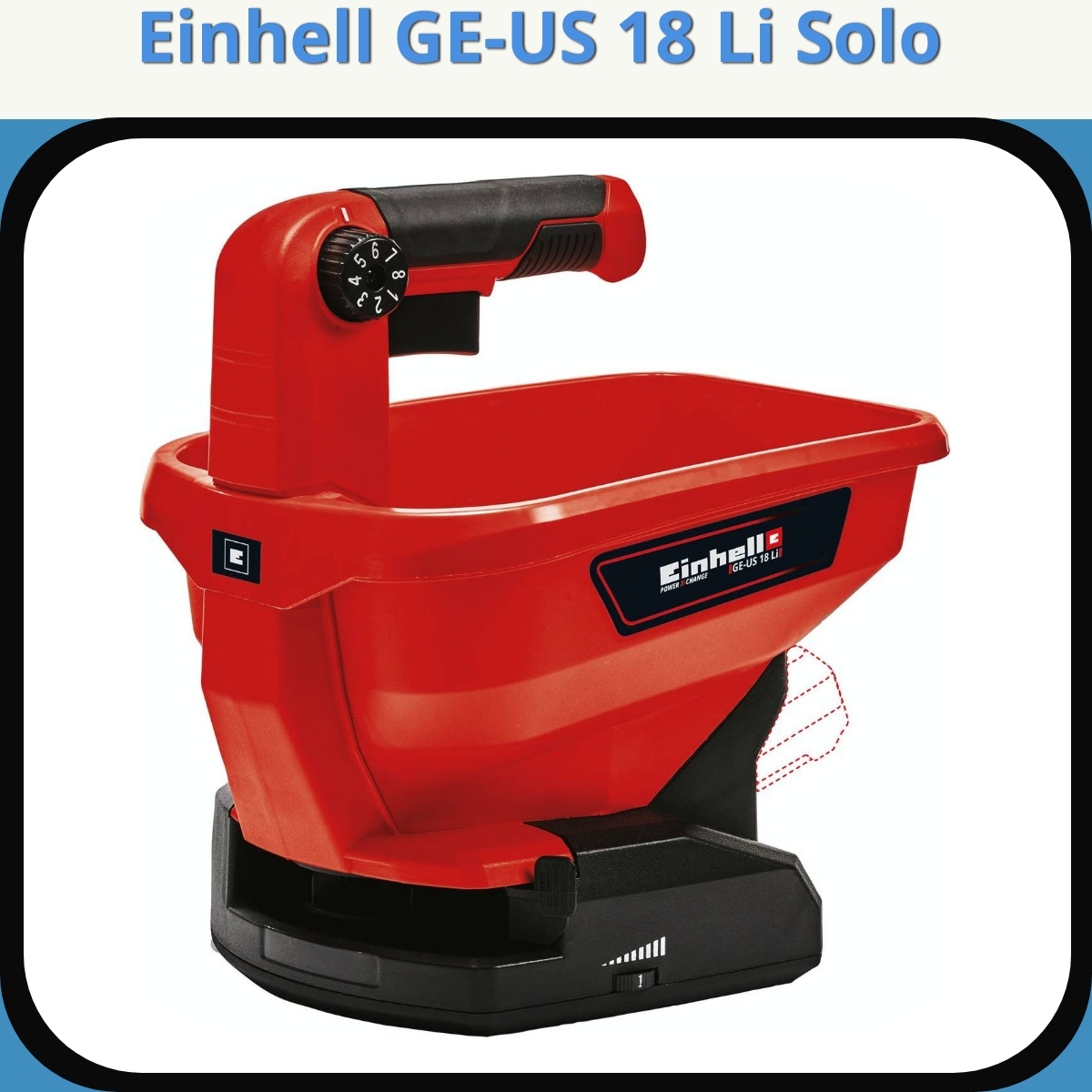 Anmeldelse af Einhell GE-US 18 Li Solo