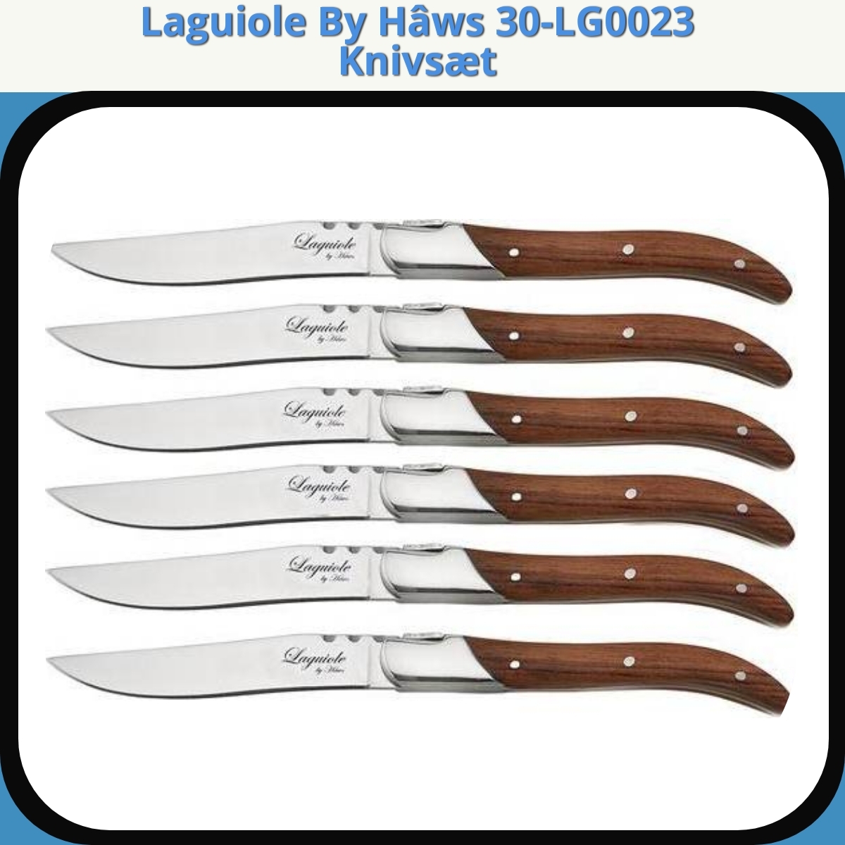 Anmeldelse af Laguiole By Hâws 30-LG0023 Knivsæt
