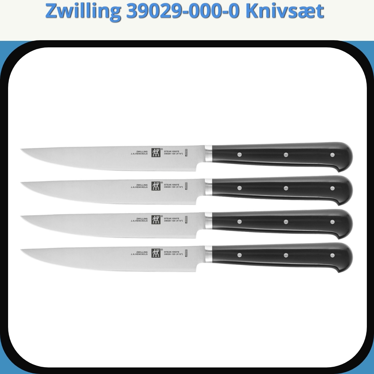 Anmeldelse af Zwilling 39029-000-0 Knivsæt