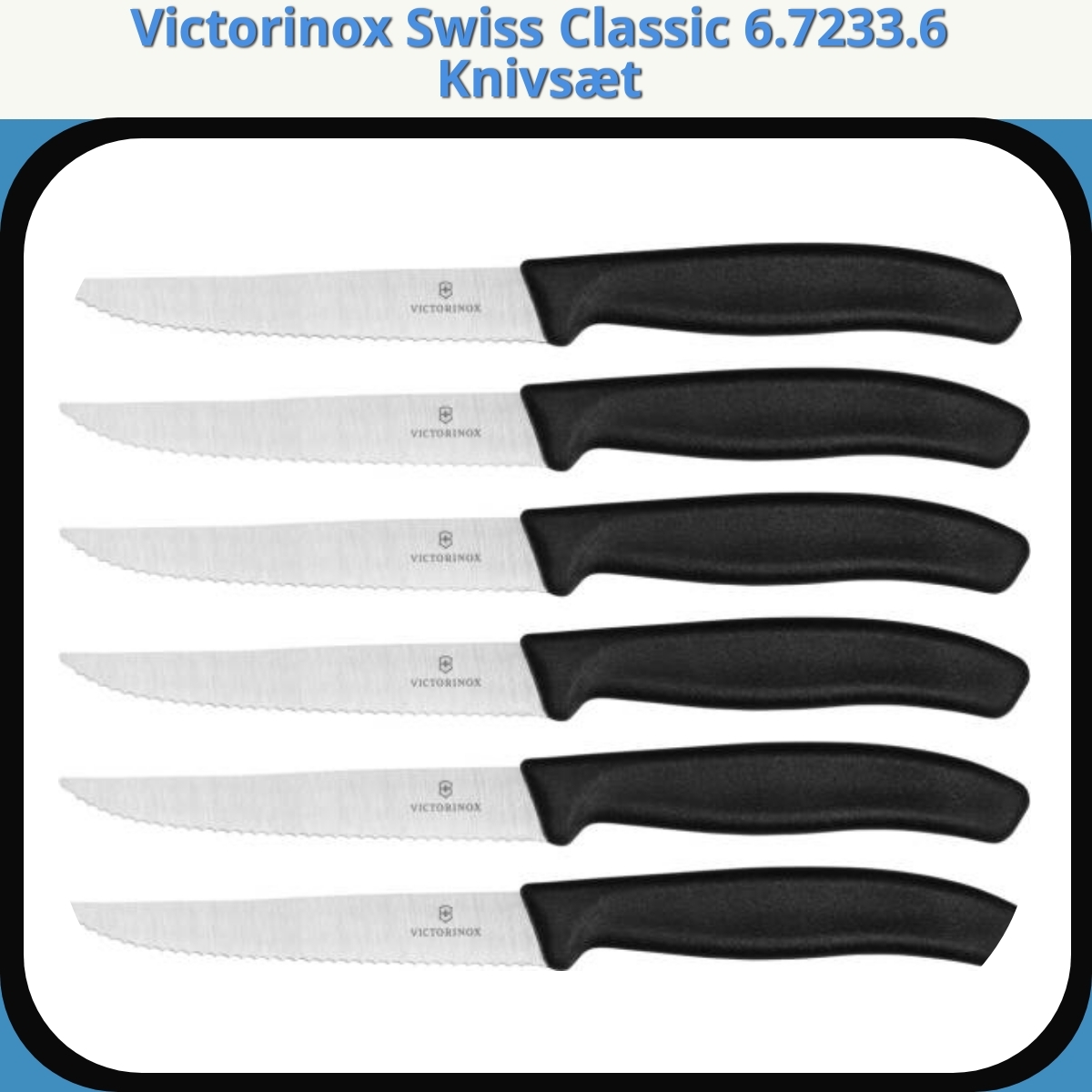 Anmeldelse af Victorinox Swiss Classic 6.7233.6 Knivsæt
