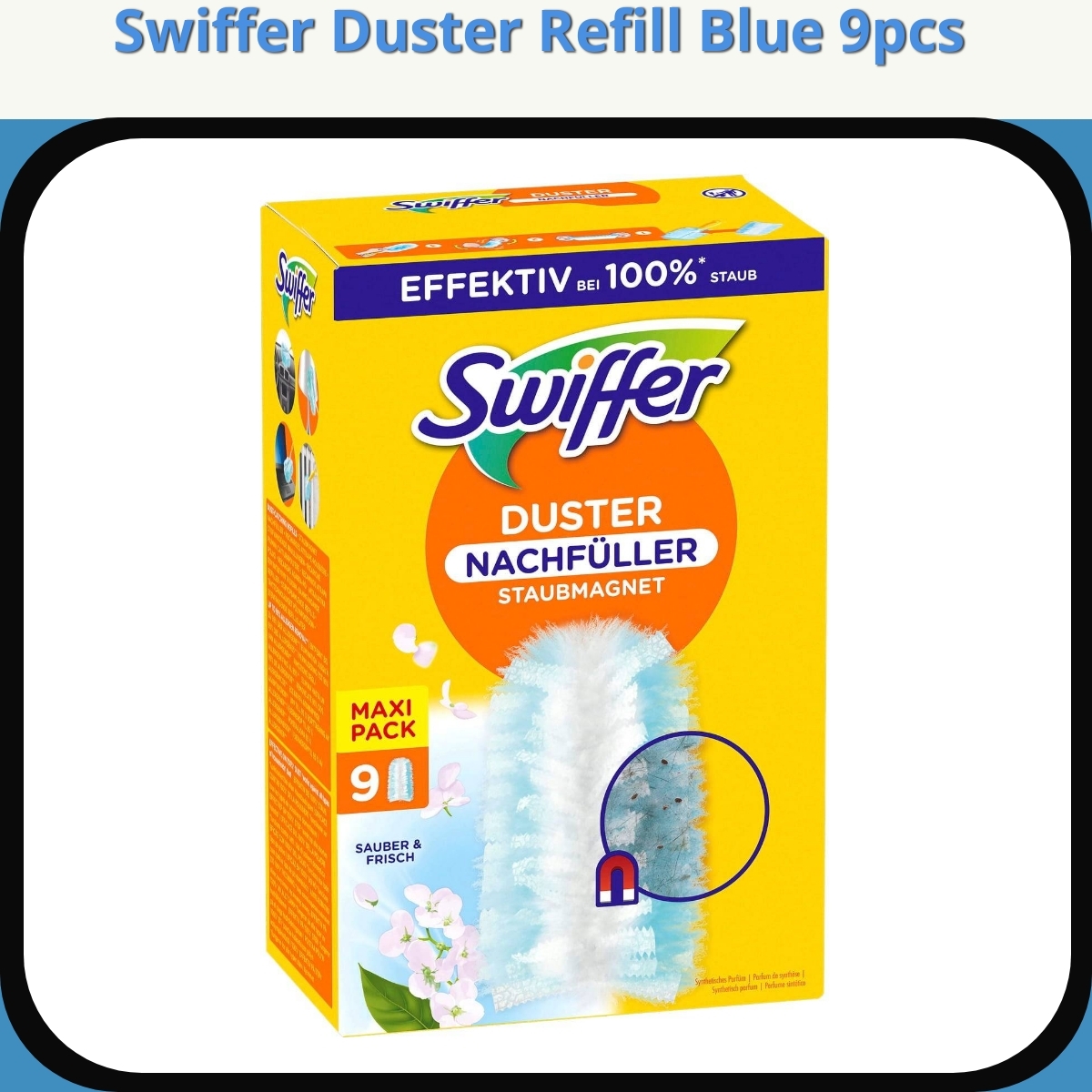 Anmeldelse af Swiffer Duster Refill Blue 9pcs