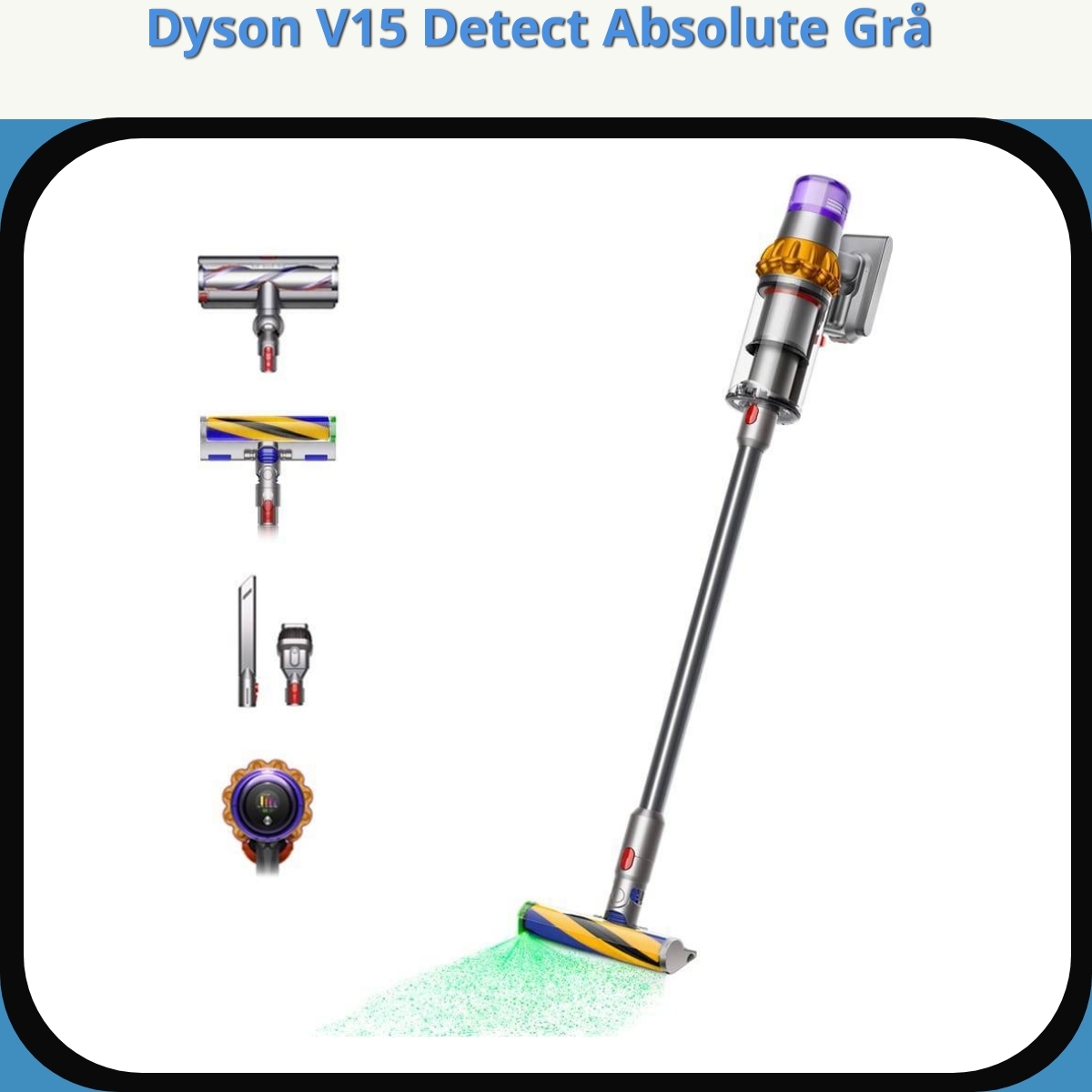 Anmeldelse af Dyson V15 Detect Absolute Grå