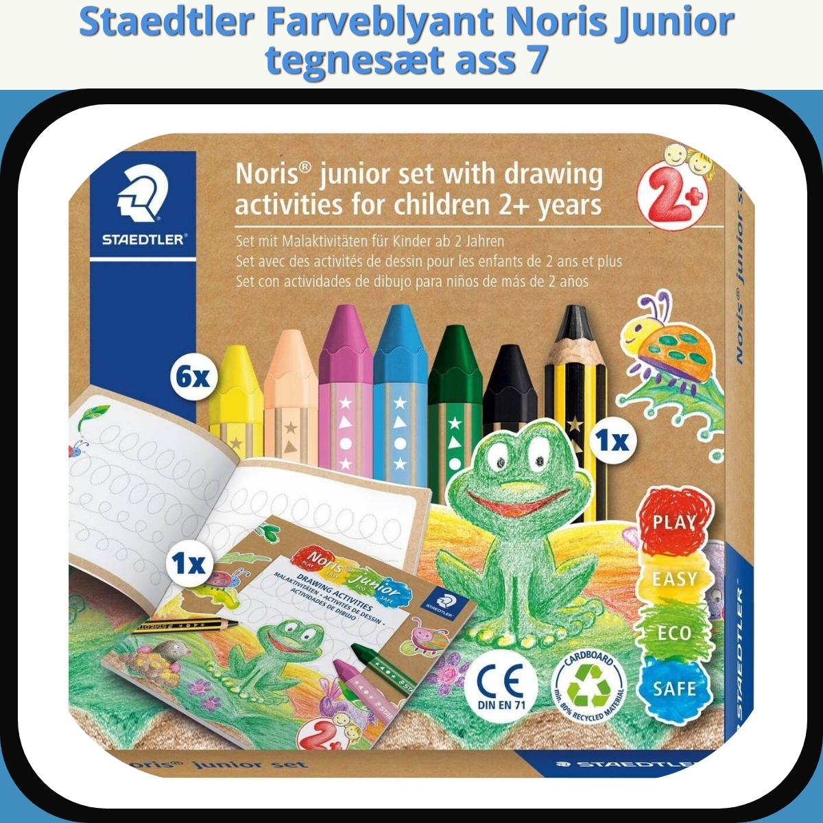 Anmeldelse af Staedtler Farveblyant Noris Junior tegnesæt ass 7