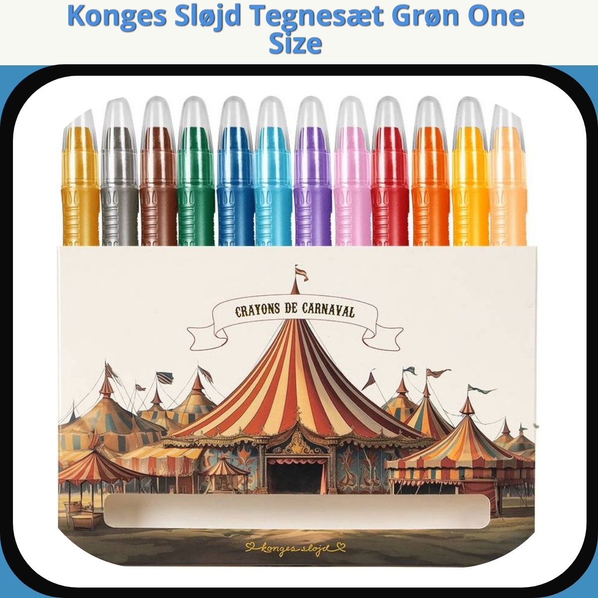 Anmeldelse af Konges Sløjd Tegnesæt Grøn One Size