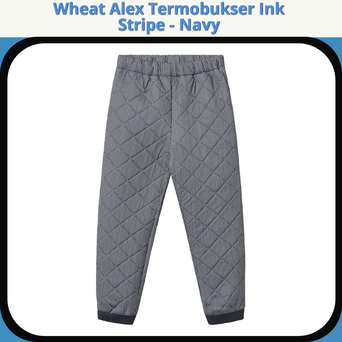 Anmeldelse af Wheat Alex Termobukser Ink Stripe - Navy