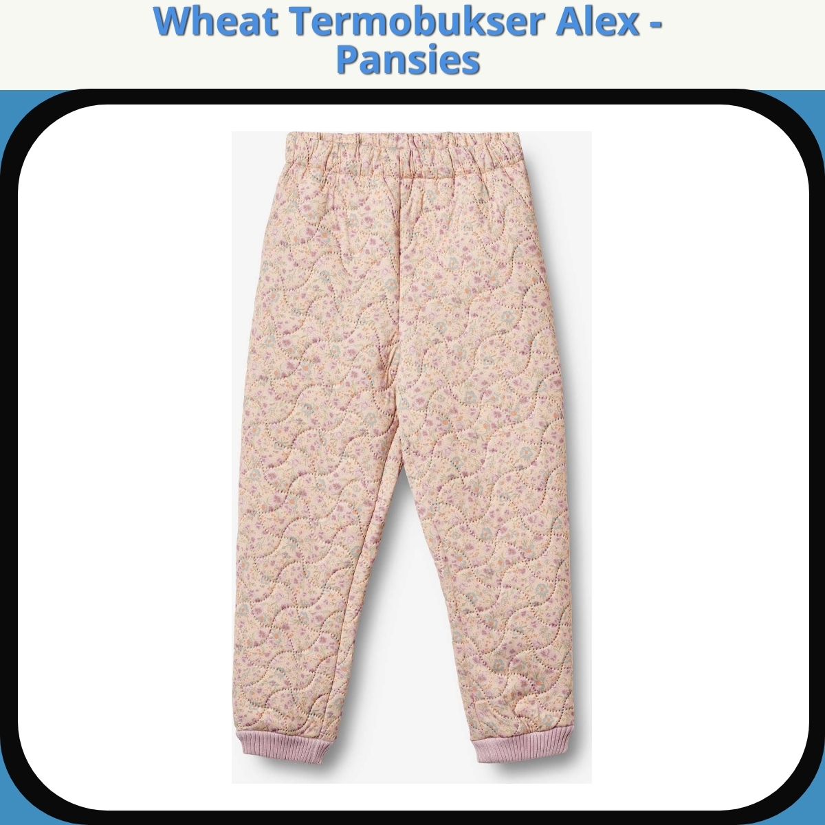 Anmeldelse af Wheat Termobukser Alex - Pansies