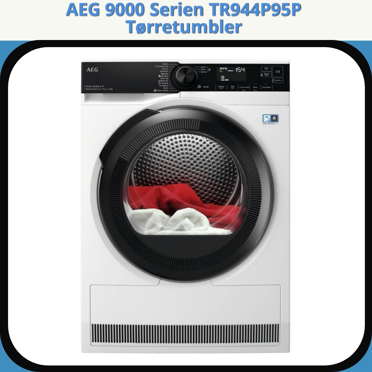 Anmeldelse af AEG 9000 Serien TR944P95P Tørretumbler