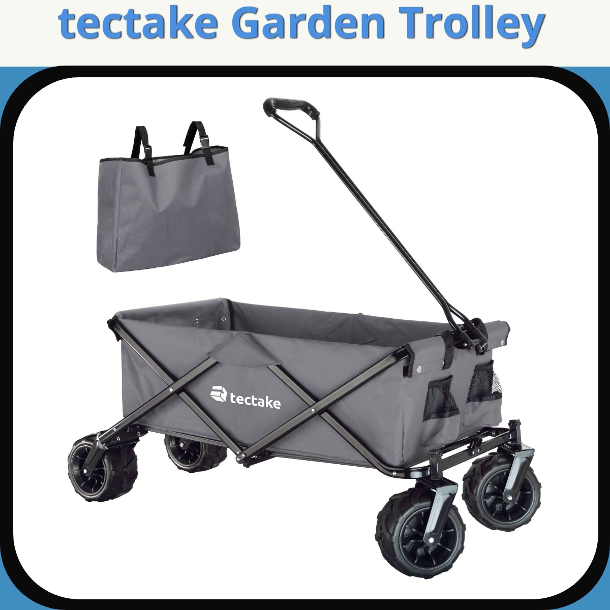 Anmeldelse af tectake Garden Trolley