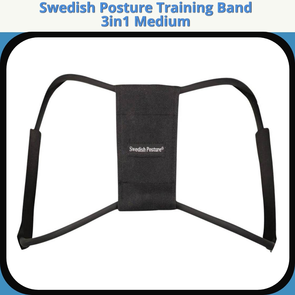 Anmeldelse af Swedish Posture Training Band 3in1 Medium