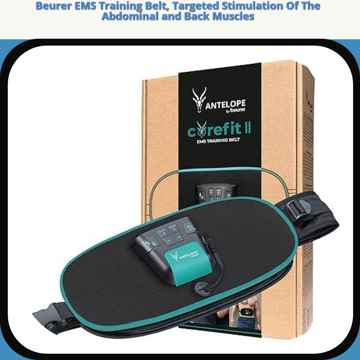 Anmeldelse af Beurer EMS Training Belt, Targeted Stimulation Of The Abdominal and Back Muscles