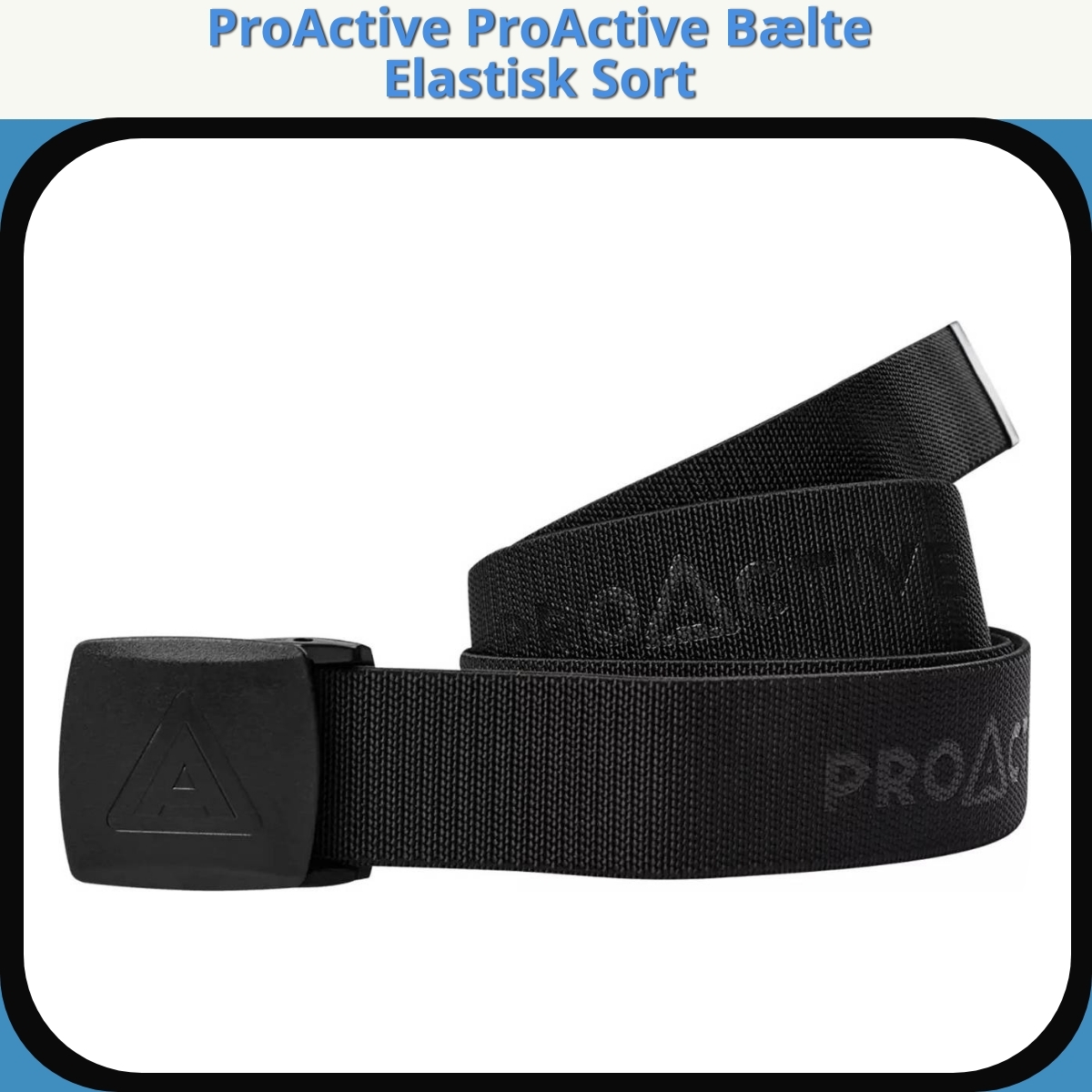 Anmeldelse af ProActive ProActive Bælte Elastisk Sort