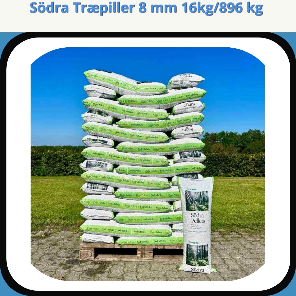 Anmeldelse af Södra Træpiller 8 mm 16kg/896 kg