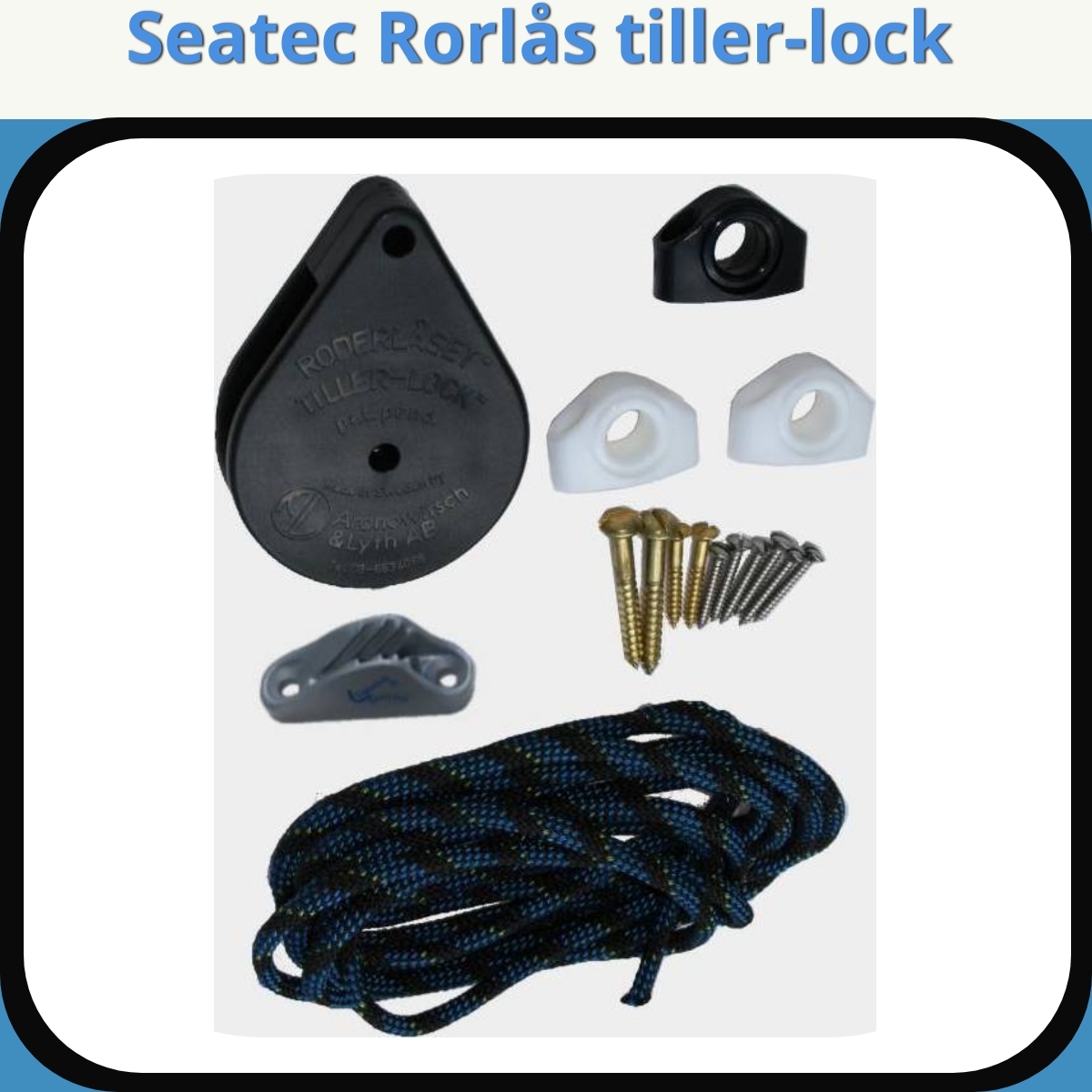 Anmeldelse af Seatec Rorlås tiller-lock