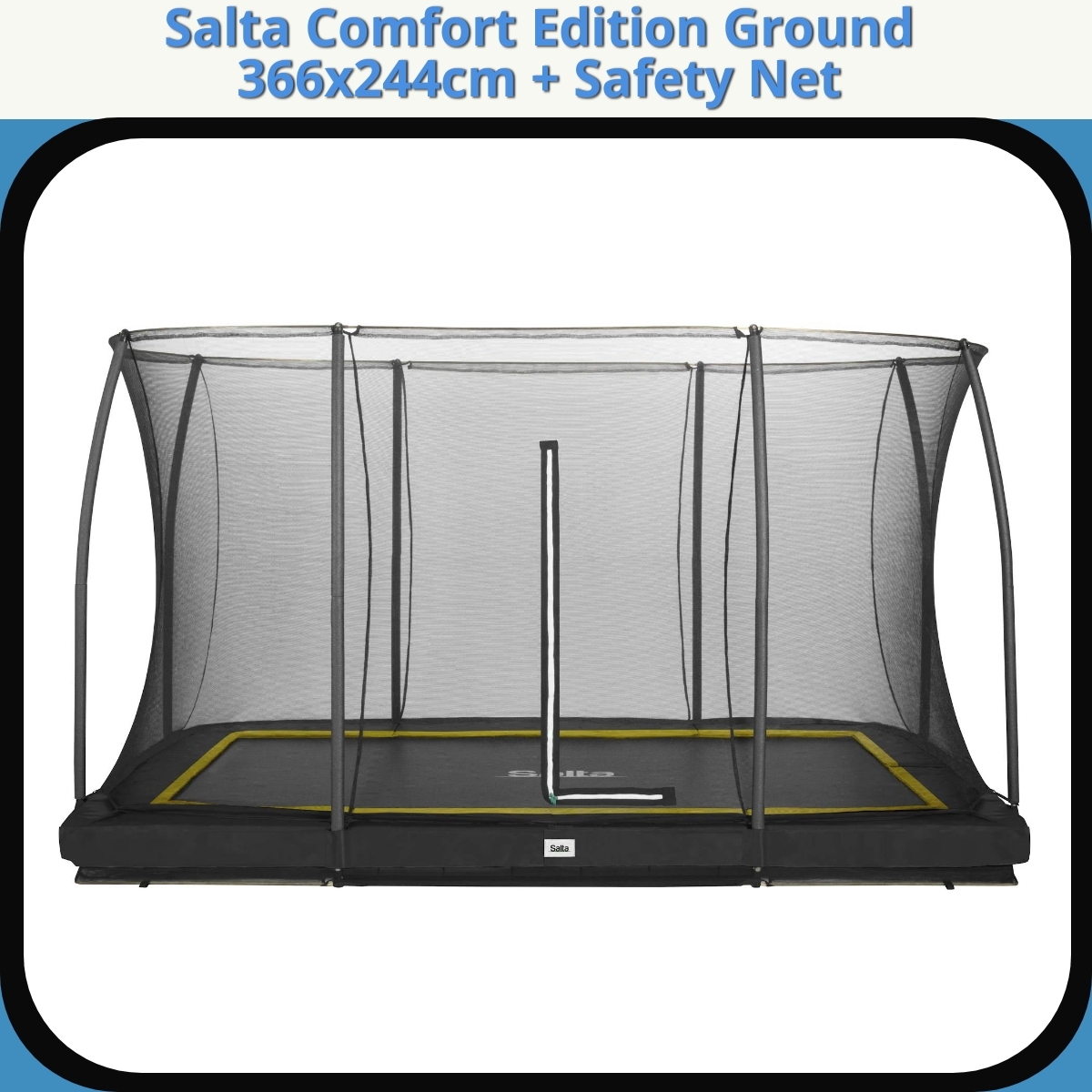 Anmeldelse af Salta Comfort Edition Ground 366x244cm + Safety Net
