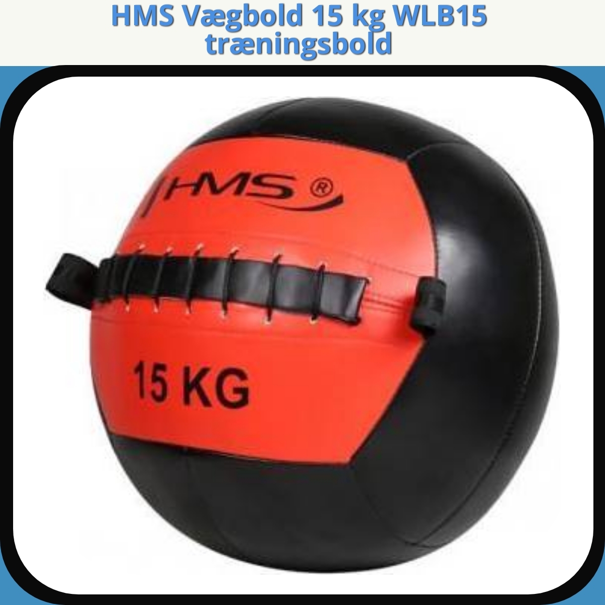 Anmeldelse af HMS Vægbold 15 kg WLB15 træningsbold