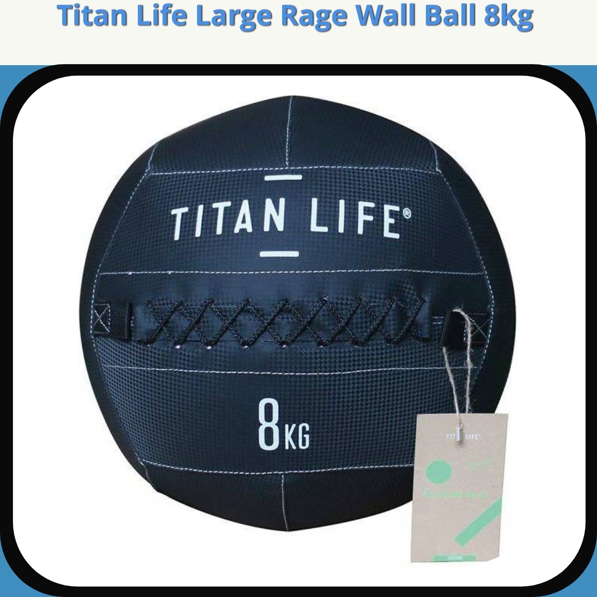 Anmeldelse af Titan Life Large Rage Wall Ball 8kg