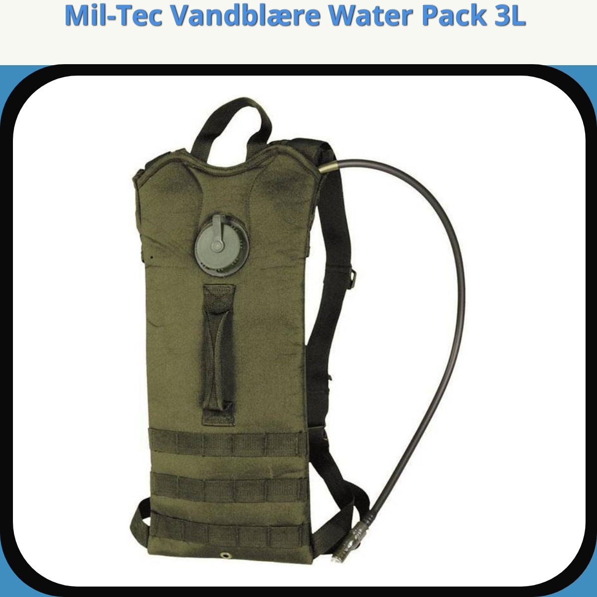 Anmeldelse af Mil-Tec Vandblære Water Pack 3L