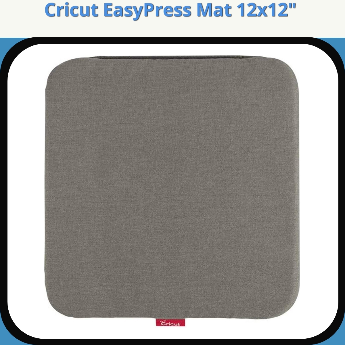 Anmeldelse af Cricut EasyPress Mat 12x12