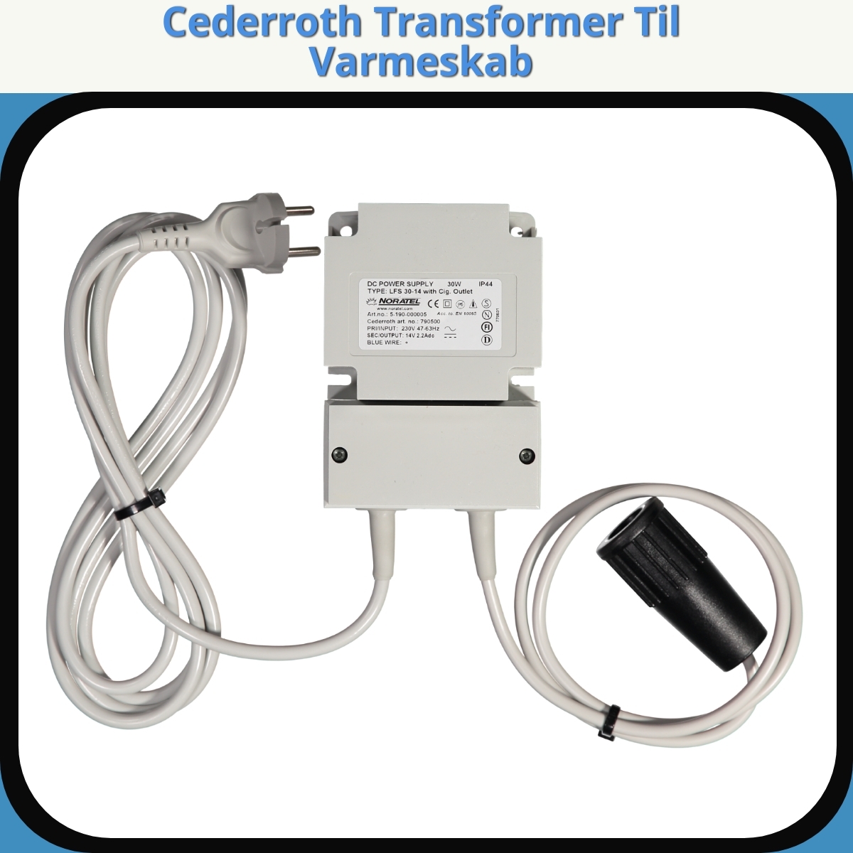 Anmeldelse af Cederroth Transformer Til Varmeskab