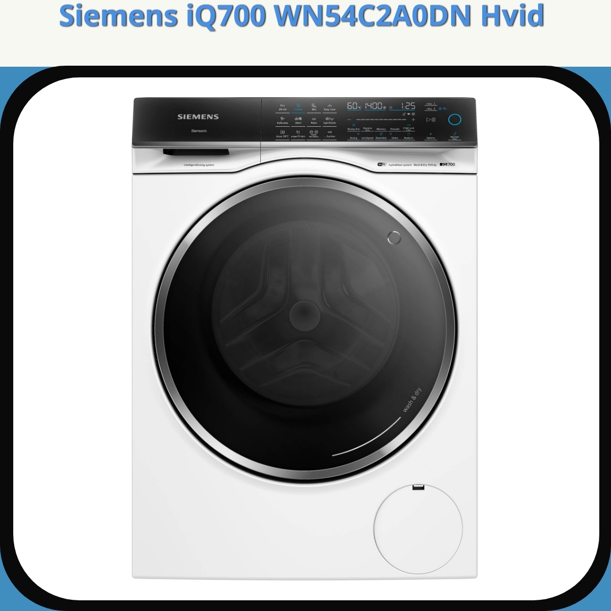 Anmeldelse af Siemens iQ700 WN54C2A0DN Hvid