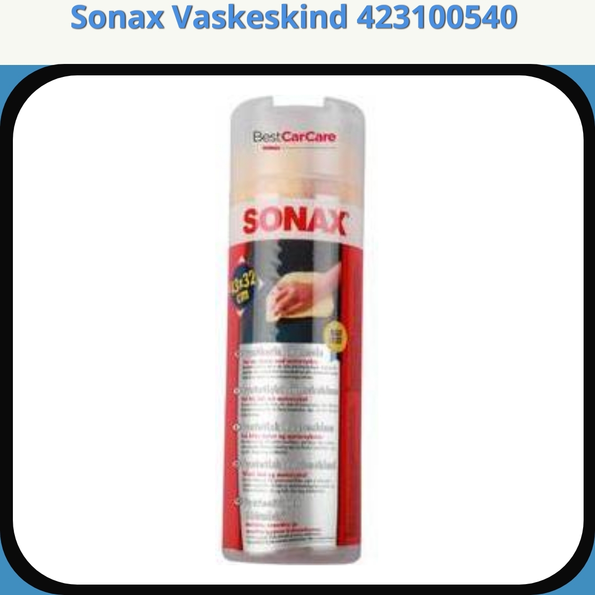 Anmeldelse af Sonax Vaskeskind 423100540