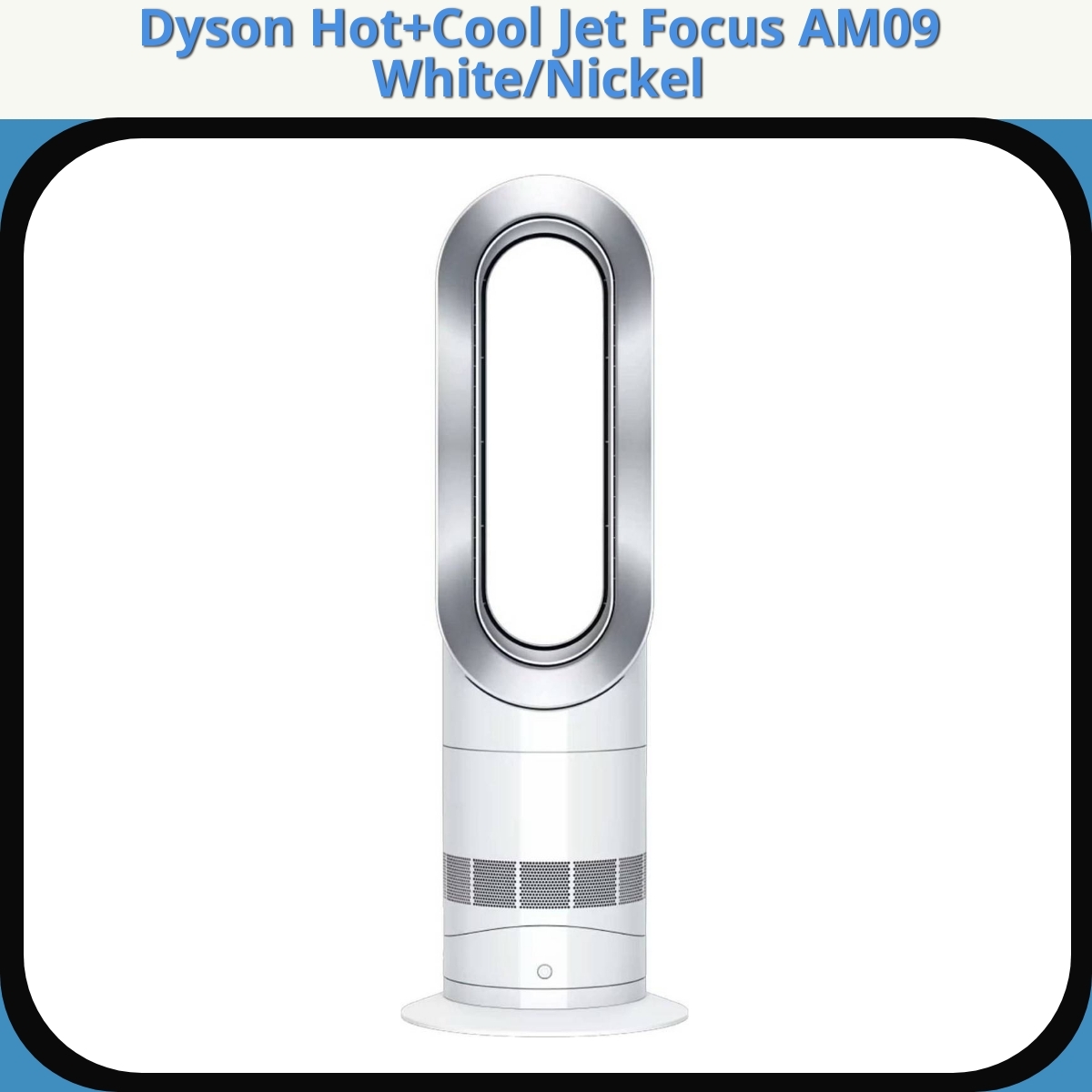 Anmeldelse af Dyson Hot+Cool Jet Focus AM09 White/Nickel