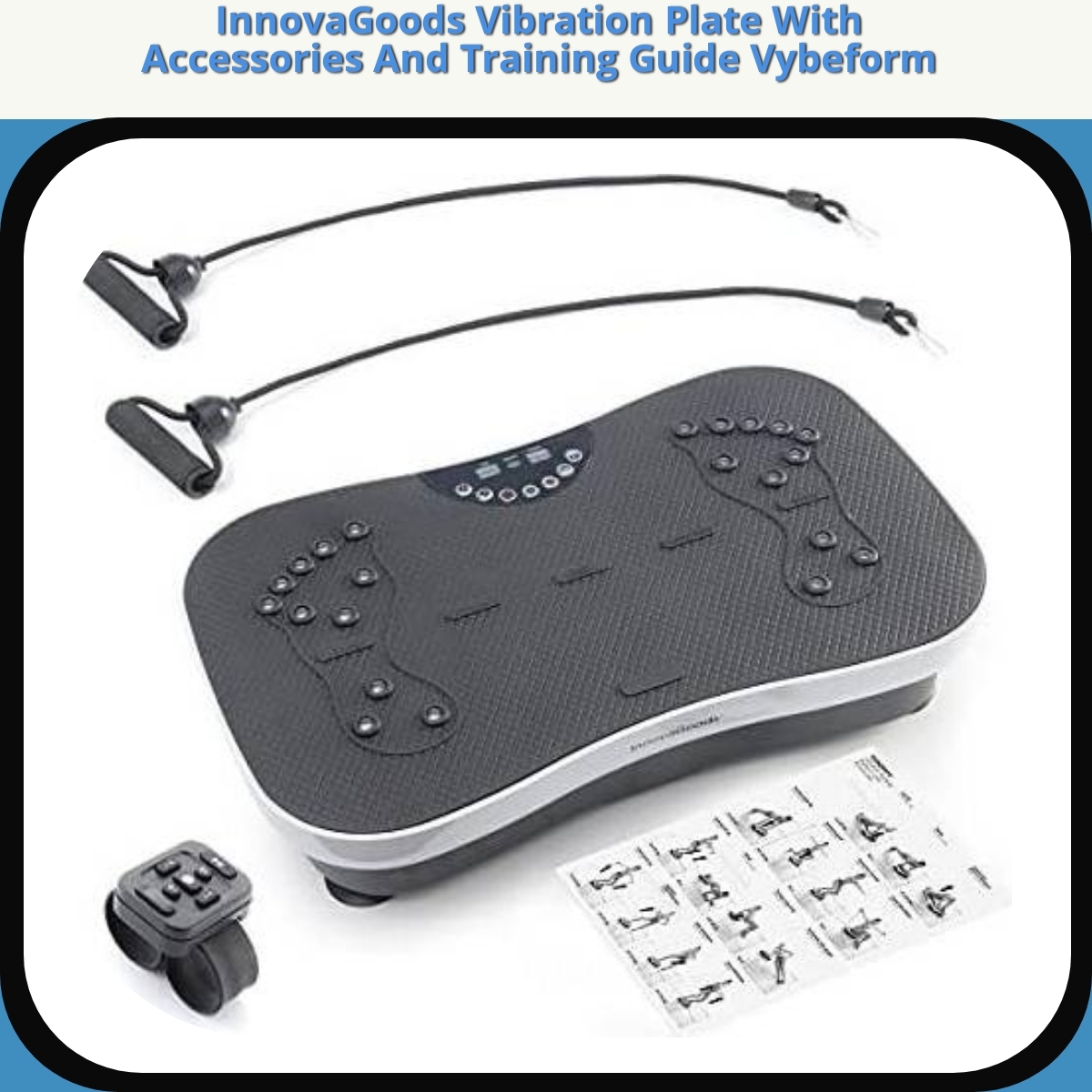 Anmeldelse af InnovaGoods Vibration Plate With Accessories And Training Guide Vybeform