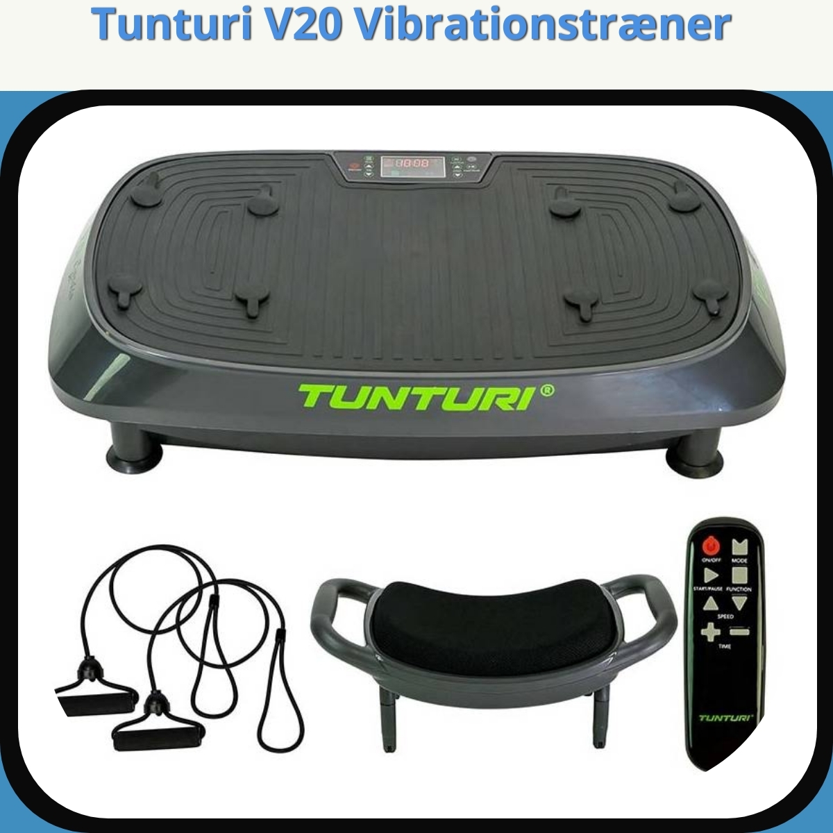 Anmeldelse af Tunturi V20 Vibrationstræner