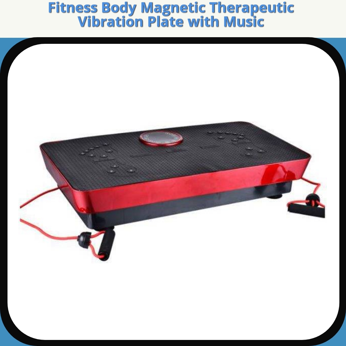 Anmeldelse af Fitness Body Magnetic Therapeutic Vibration Plate with Music