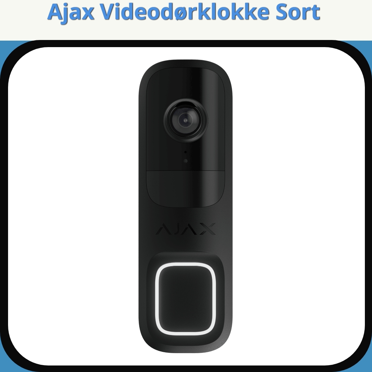 Anmeldelse af Ajax Videodørklokke Sort