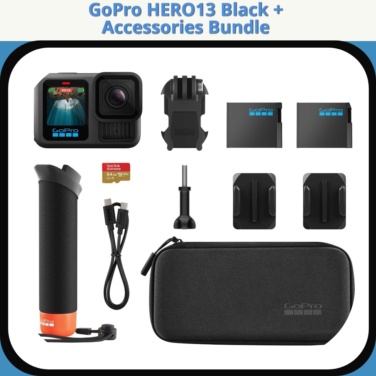 Anmeldelse af GoPro HERO13 Black + Accessories Bundle