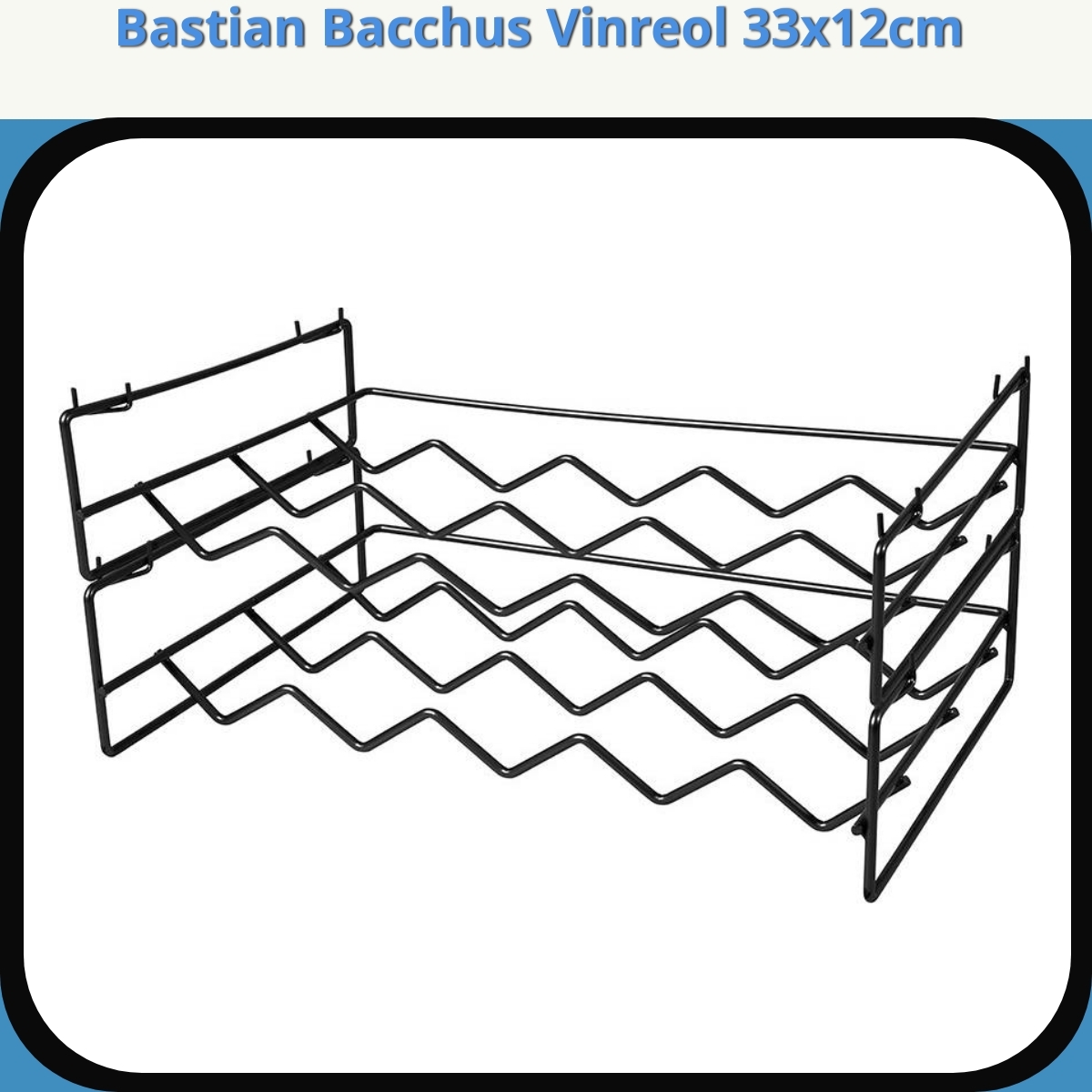 Anmeldelse af Bastian Bacchus Vinreol 33x12cm
