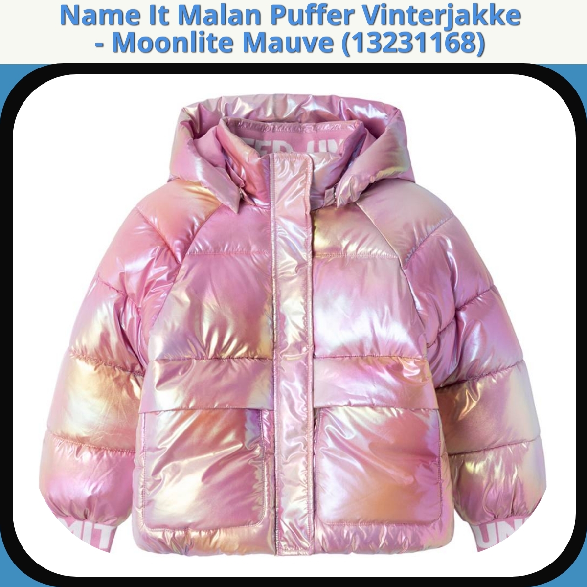 Anmeldelse af Name It Malan Puffer Vinterjakke - Moonlite Mauve (13231168)