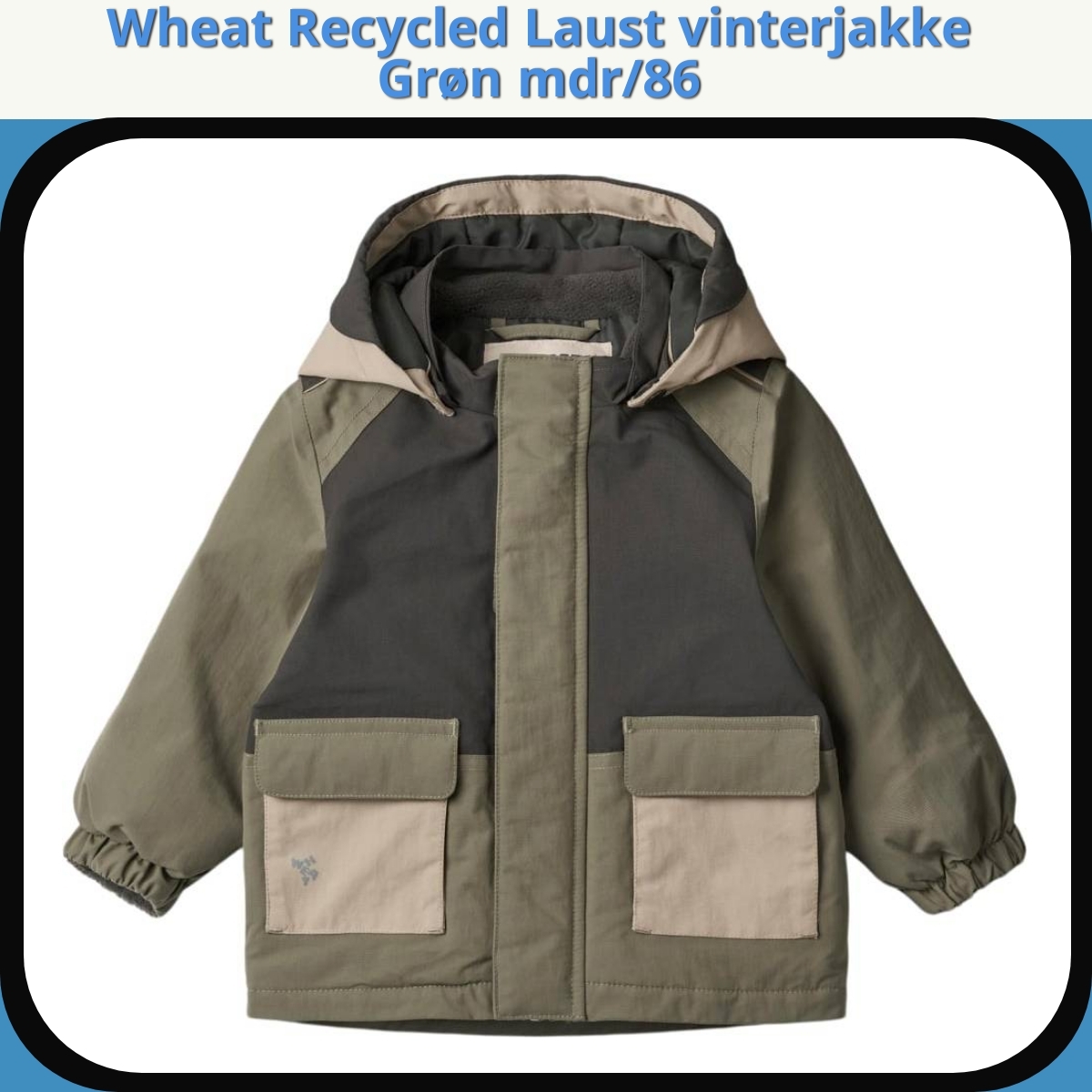 Anmeldelse af Wheat Recycled Laust vinterjakke Grøn mdr/86