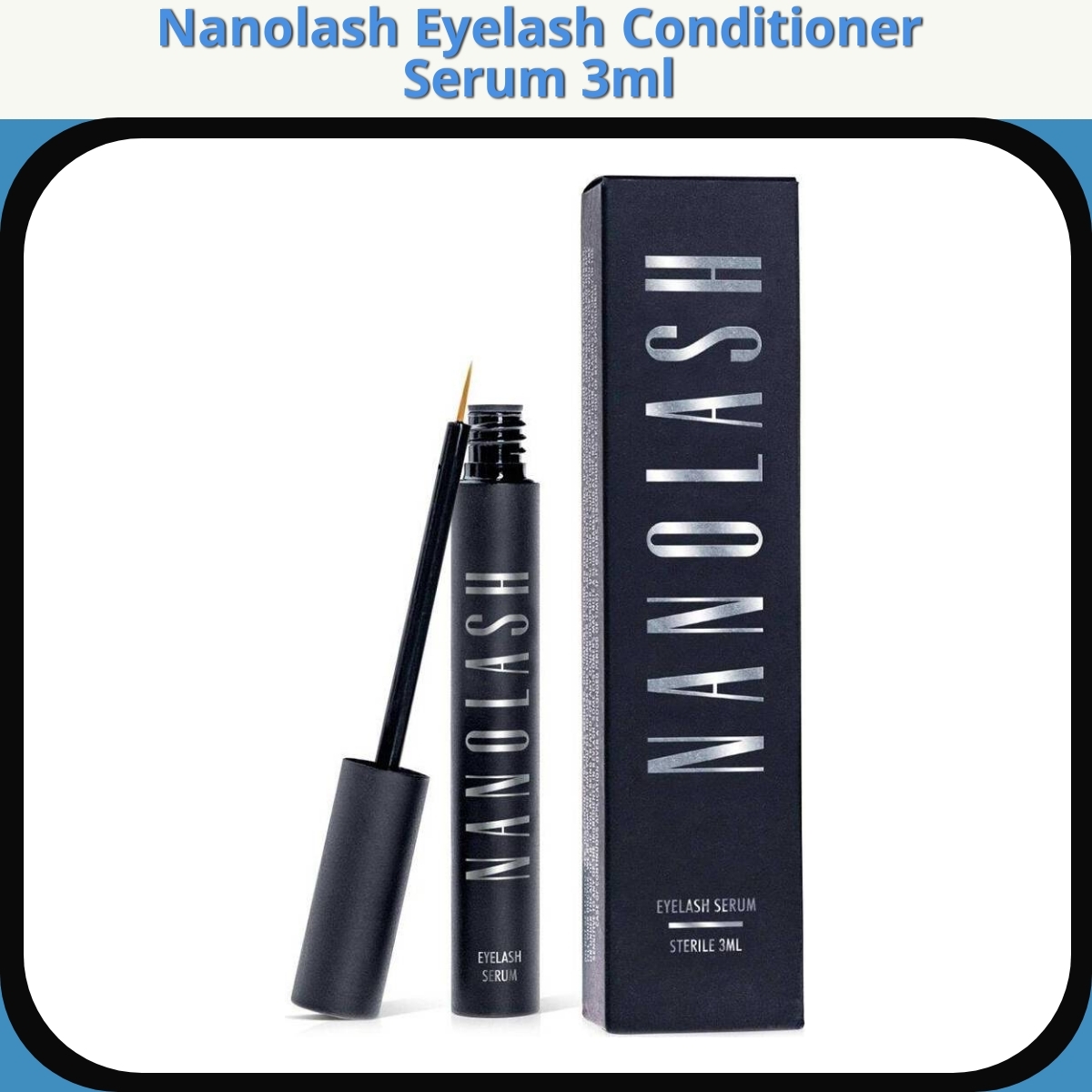 Anmeldelse af Nanolash Eyelash Conditioner Serum 3ml