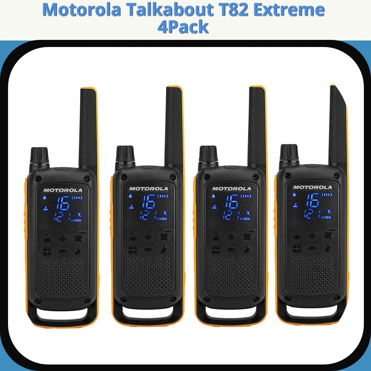 Anmeldelse af Motorola Talkabout T82 Extreme 4Pack