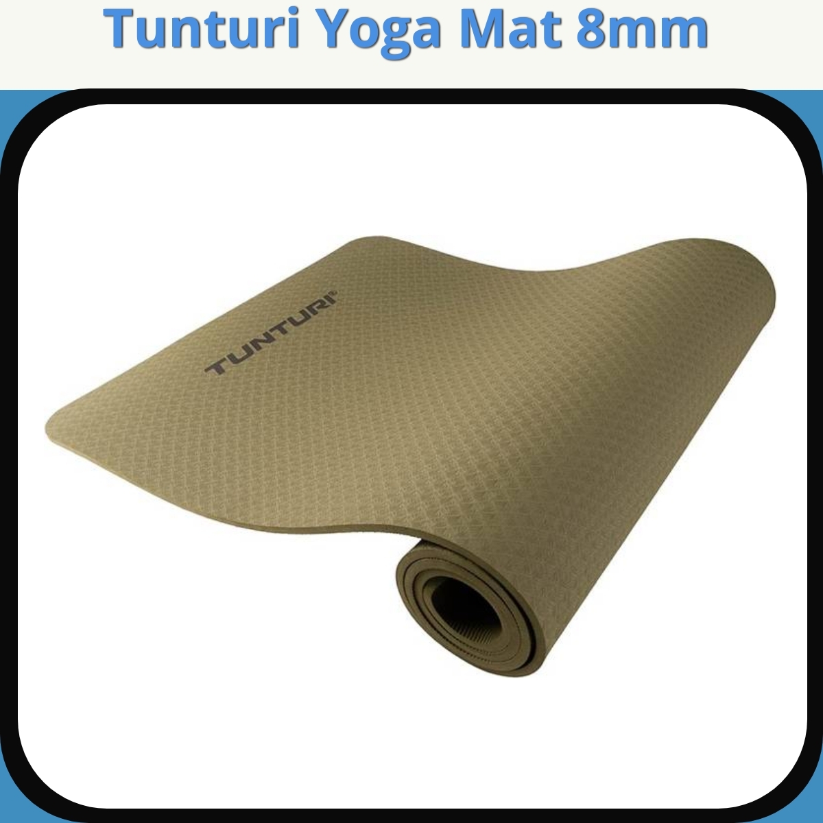 Anmeldelse af Tunturi Yoga Mat 8mm